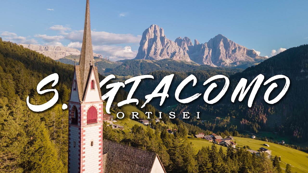 ECCO IL PUNTO MIGLIORE DOVE AMMIRARE LA BELLEZZA DELLE DOLOMITI! | Chiesa San Giacomo, Ortisei
