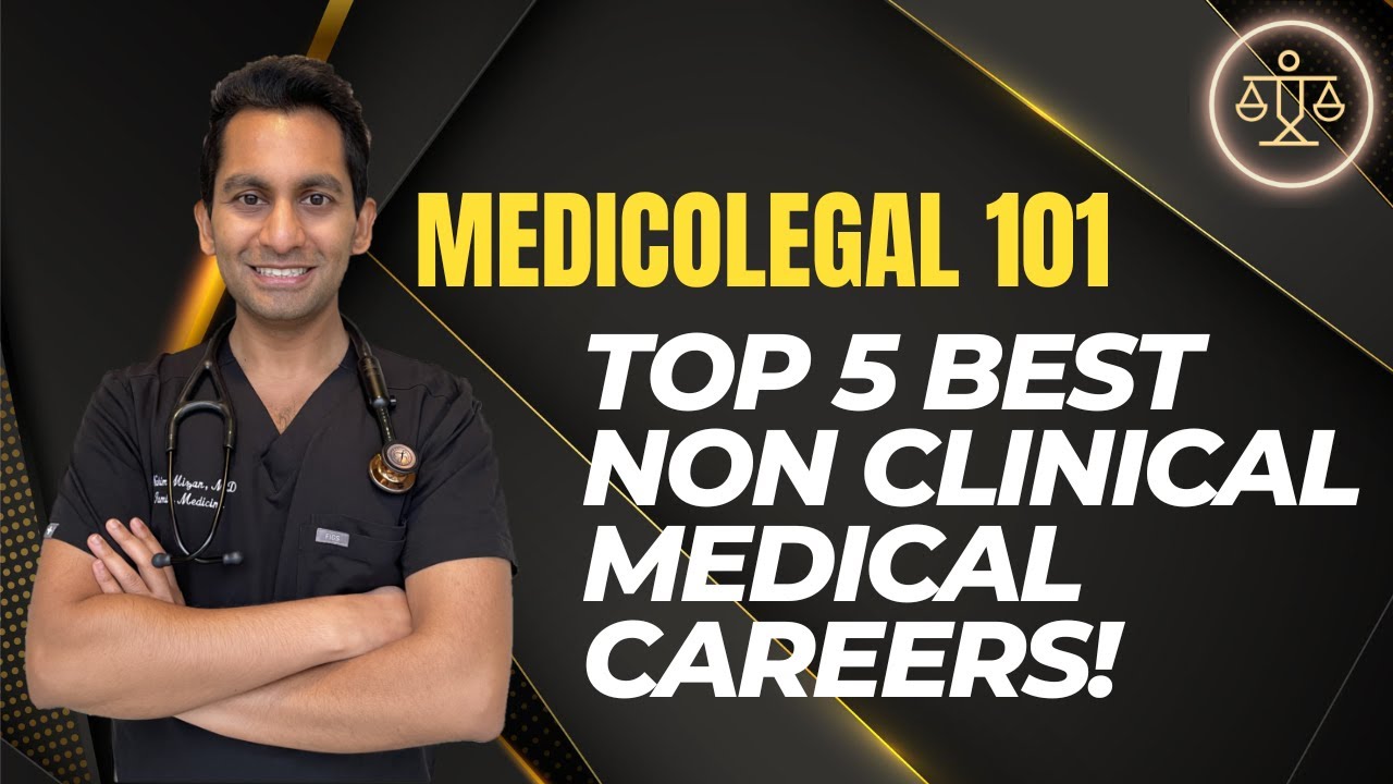 Top 5 BEST Non clinical Medical Careers!