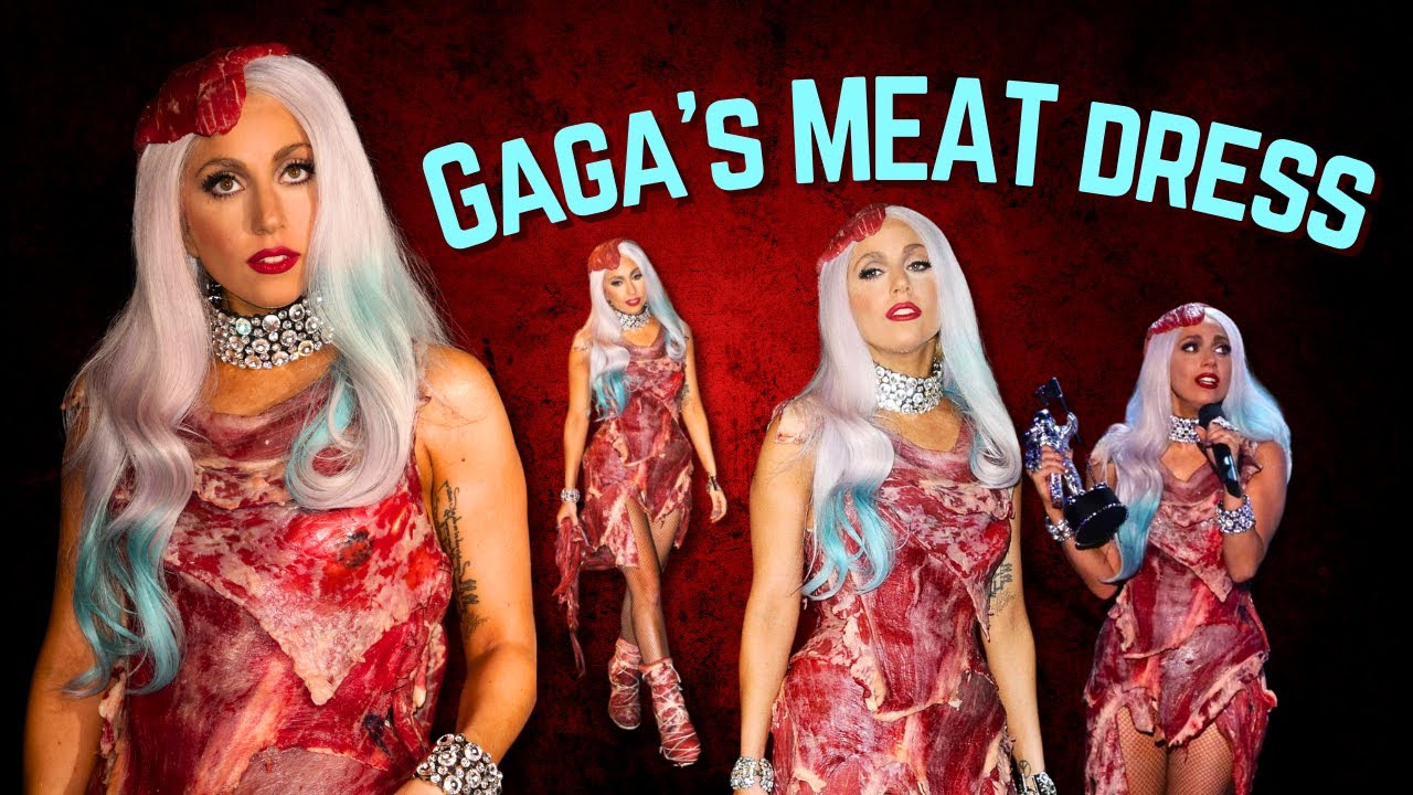 История поп-музыки: история создания мясного платья Леди Гаги