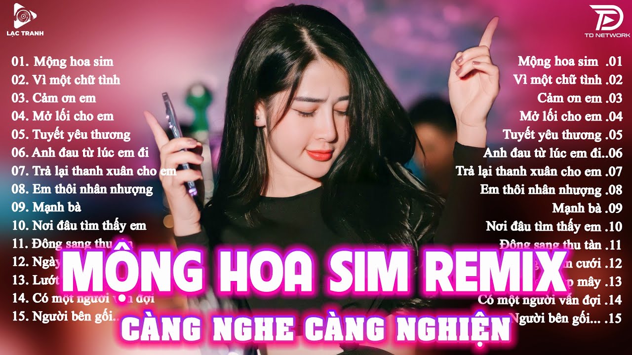Mộng Hoa Sim Remix ♫ BXH Nhạc Trẻ EDM Hot Trend TRIỆU VIEW - Top 20 Bản EDM TikTok Gây Nghiện