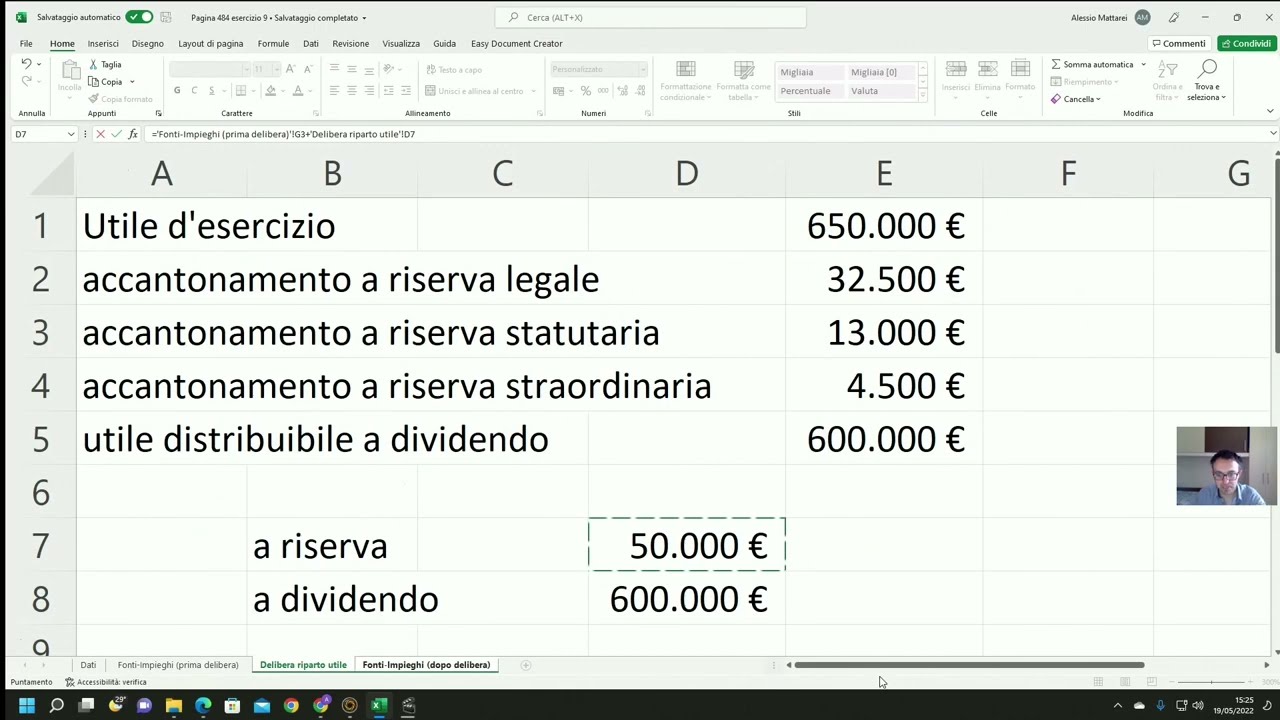 Esercizio di simulazione di seconda prova parte 1