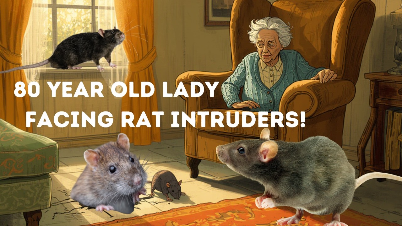 So Sad! 80 year old lady suffers rat infestation for 15 years! We solve it in just one day!