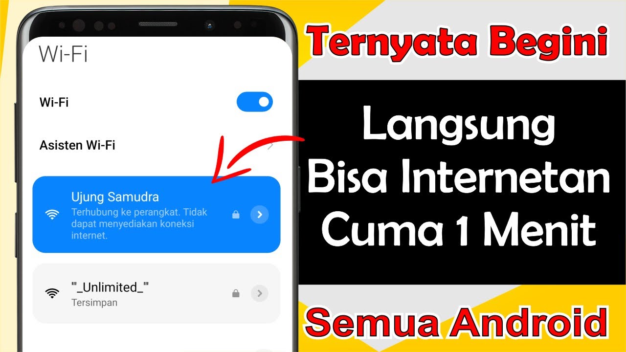 Cara Mengatasi WiFi Terhubung Tetapi TIDAK BISA INTERNET di Android Terbaru
