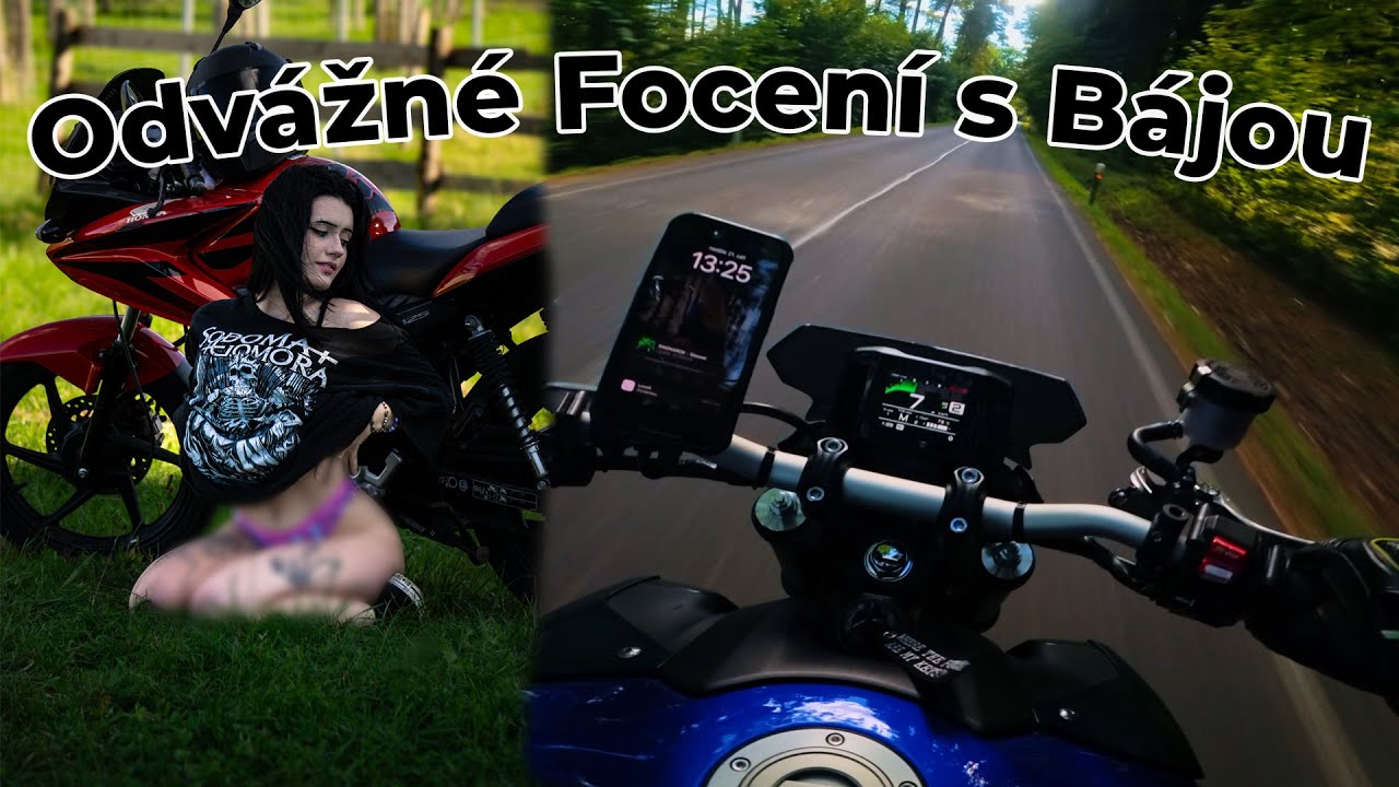 Trochu odvážnější focení s Bájou | POV | | 4K | | MotoFotoVlog #4 |
