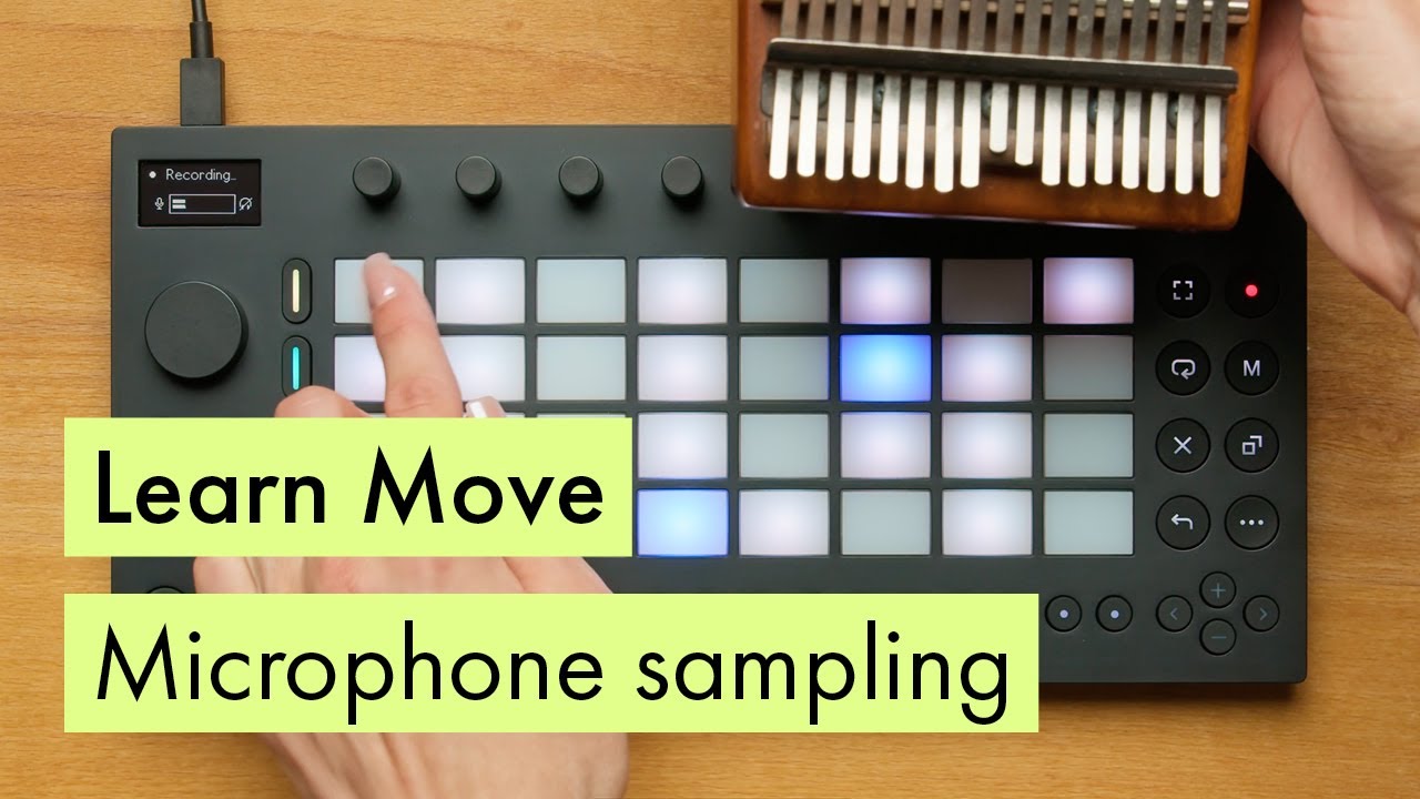 Ableton Move Tutorial: Using Move's Microphone to Record Samples