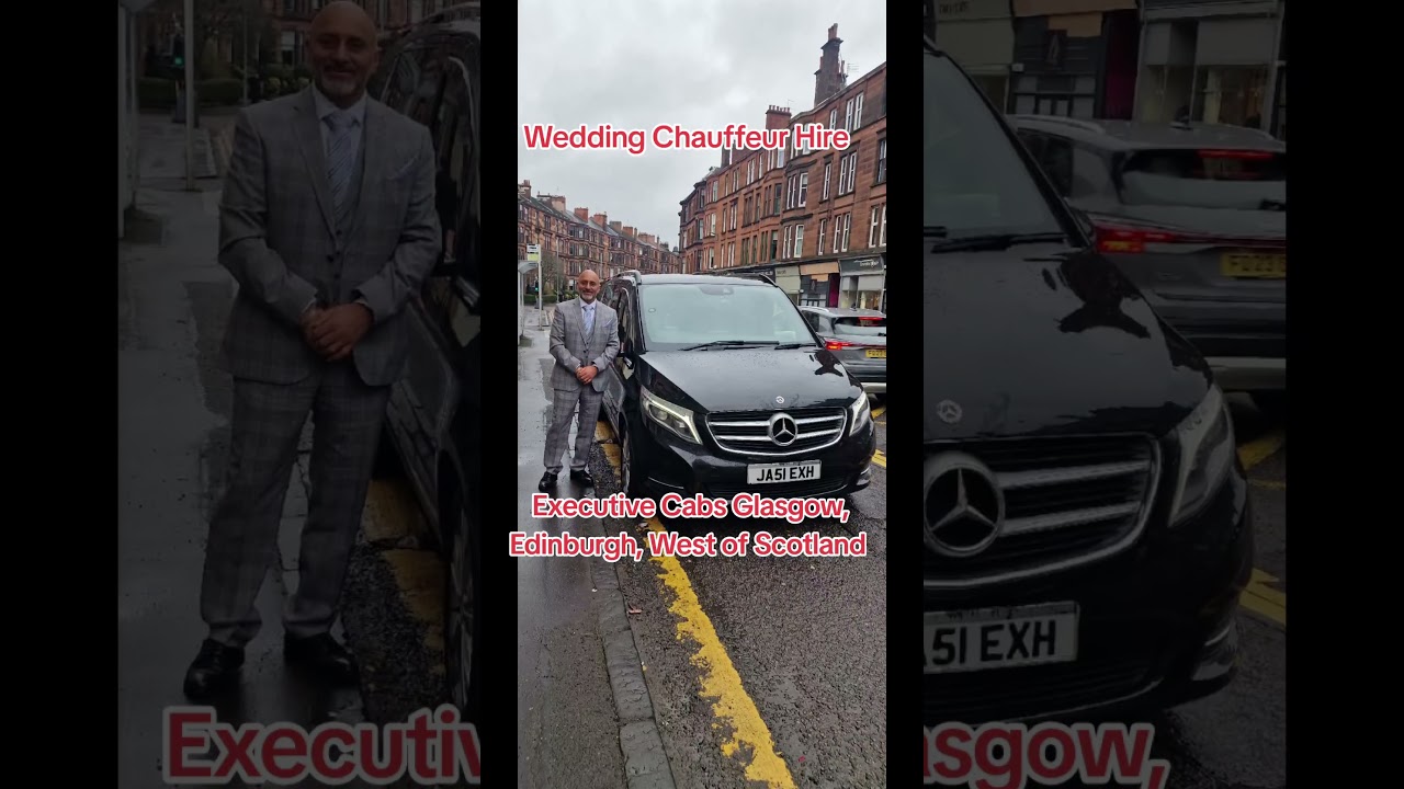Wedding Elegance in #Glasgow A beautiful Scottish couple. Wedding Car Hire | Chauffeur Hire Glasgow