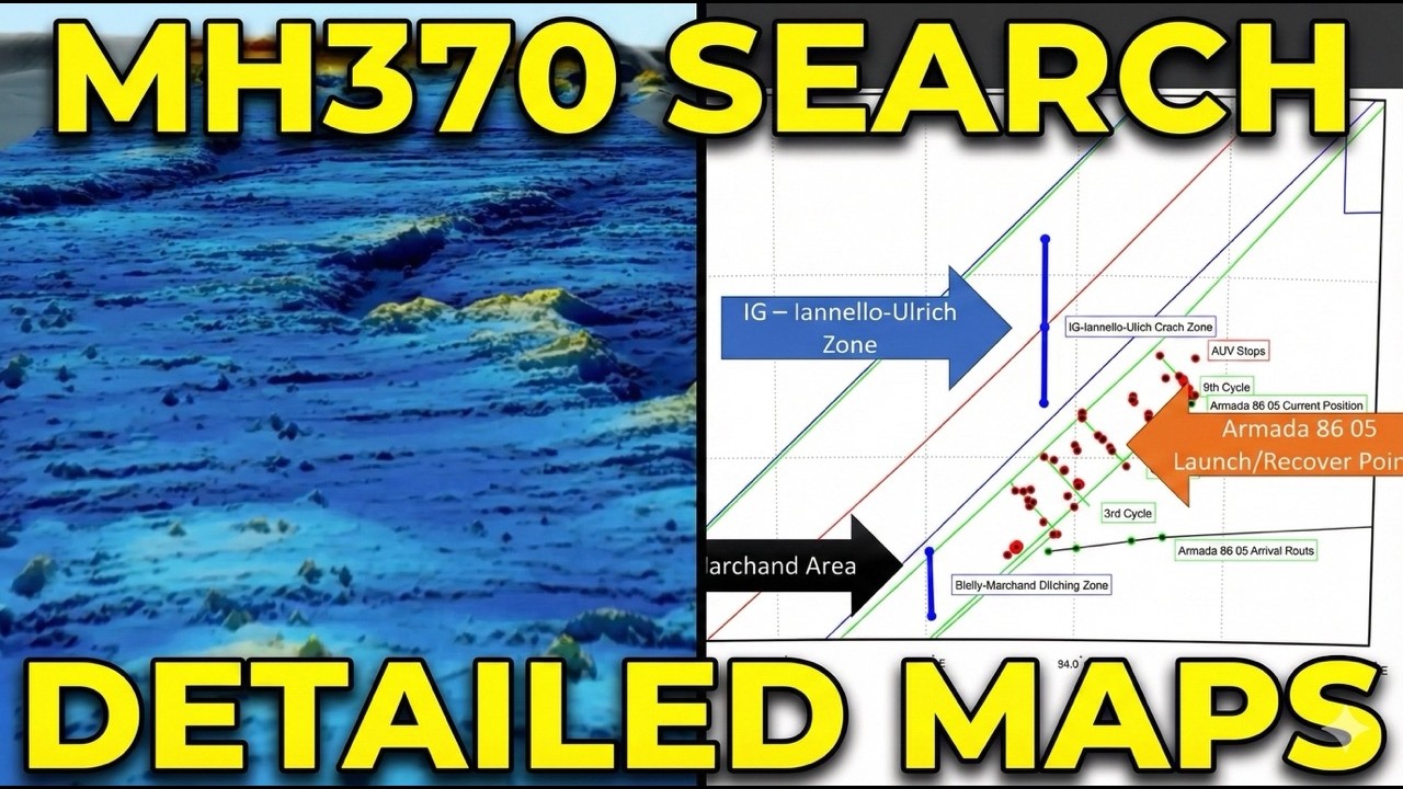 Поиск MH370 - Подробные карты