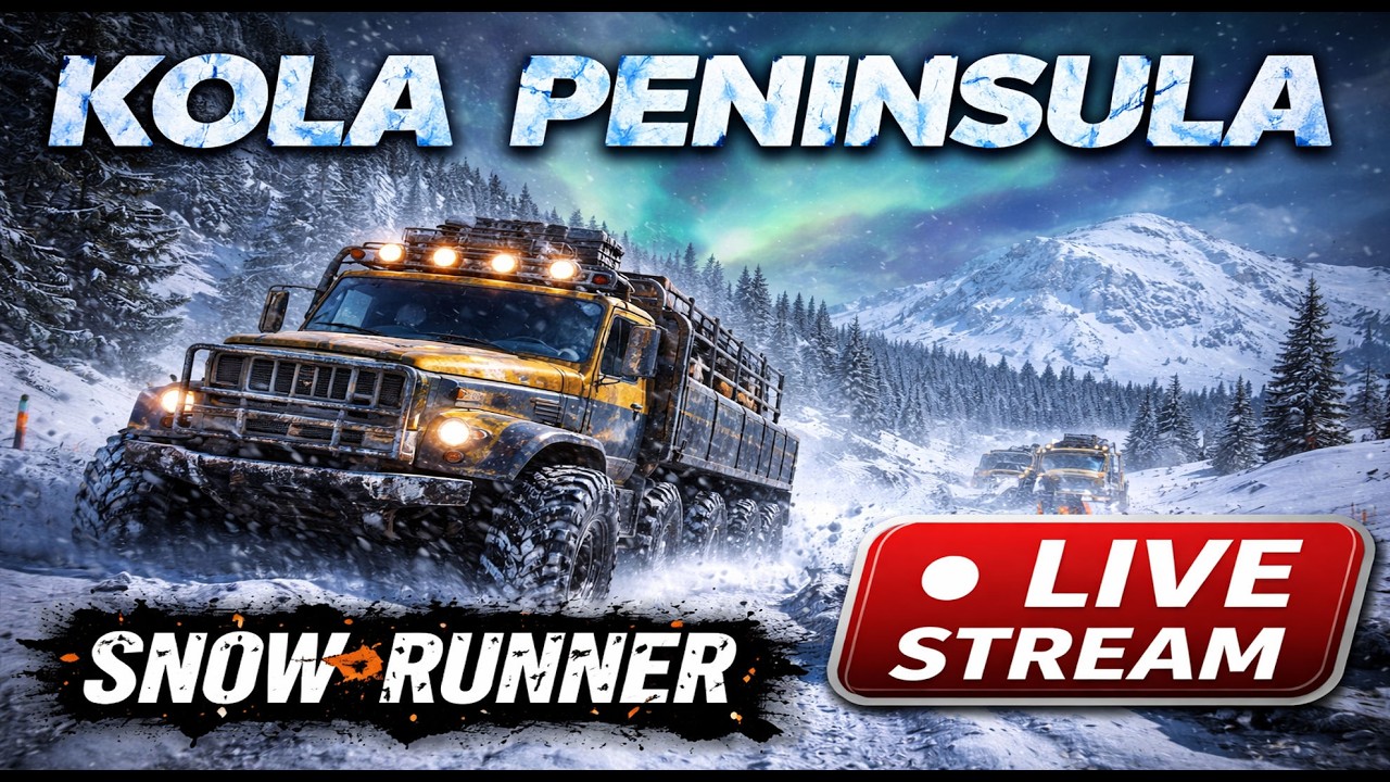 🔴 LIVE SnowRunner | Extreme Truck Rescue in Kola PeninsulaReason: