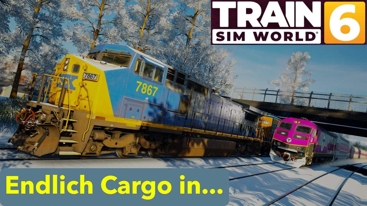 Train Sim World ENDLICH Cargo im verschneiten .... TSW Deutsch