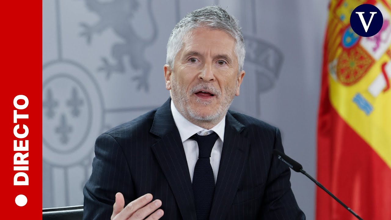 DIRECTO: Rueda de prensa del ministro del Interior, Fernando Grande-Marlaska