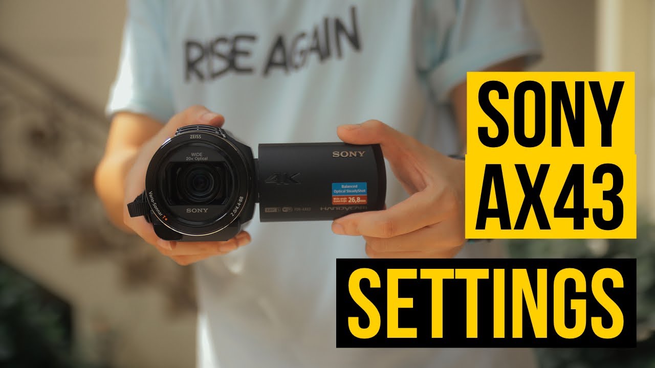 TUTORIAL/CARA MENYETTING CAMCORDER/HANDYCAM SONY AX43 / AX40