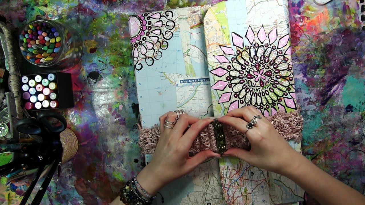 Art Journal Flip ~ Portfolio Loose Leaf Journal