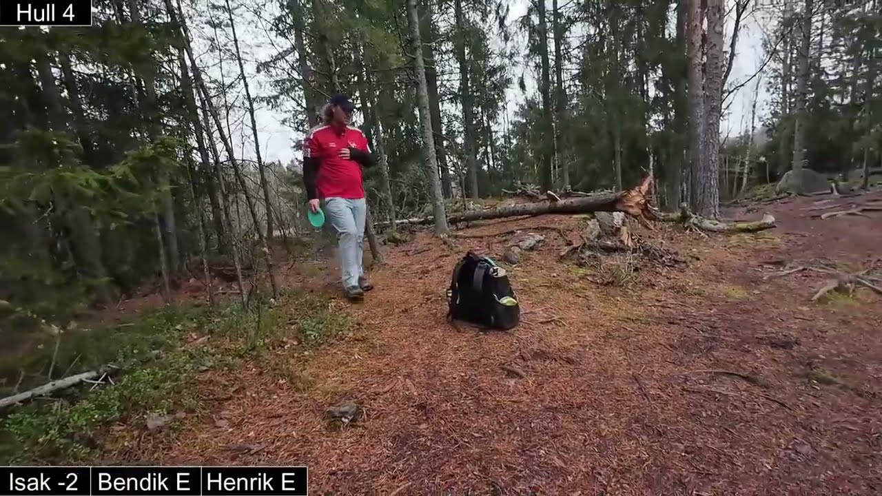 En runde disc golf på Østgaardskogen | Front 9