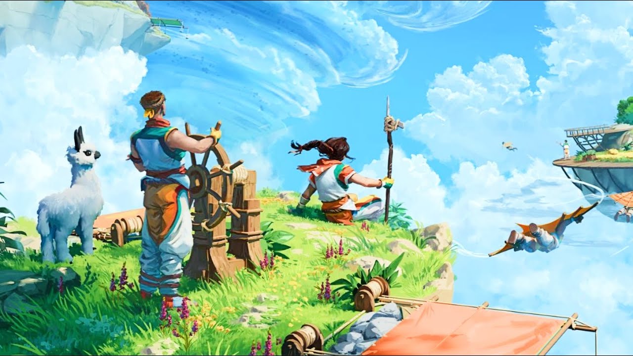 ALOFT | Build A Survival Base On A Flying Island in this AMAZING Multiplayer Crafting | RELEASE!