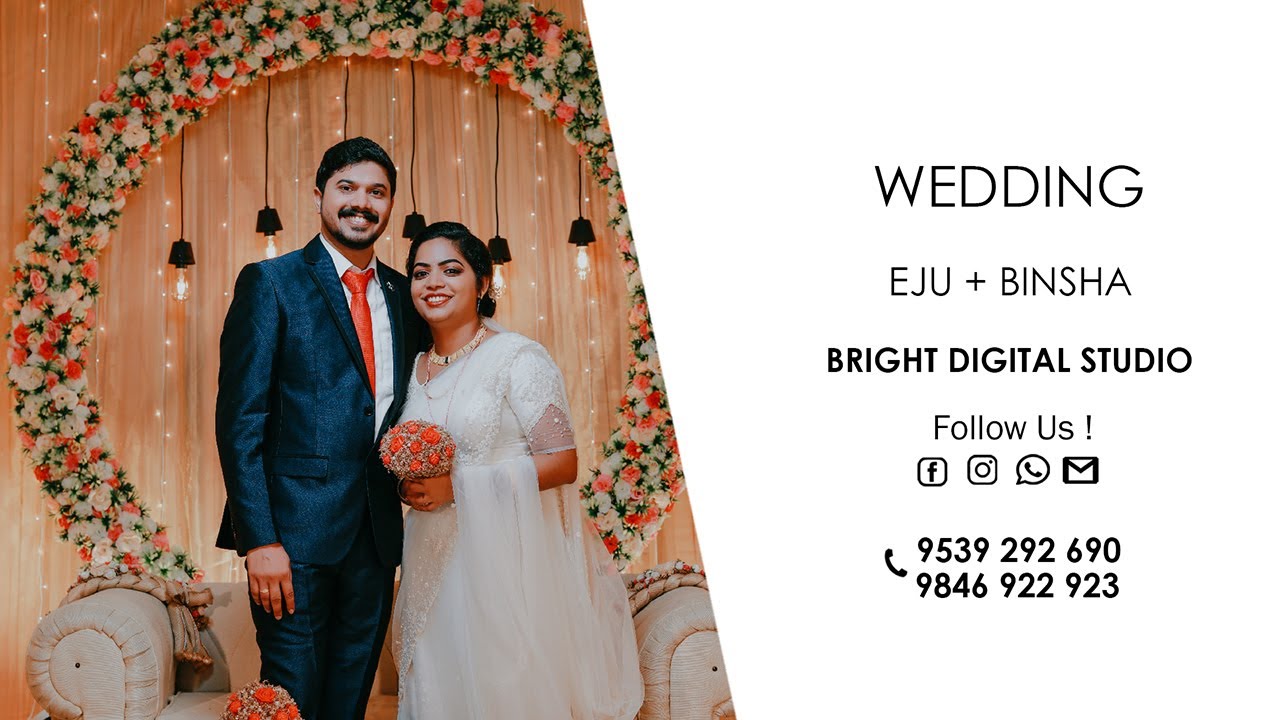 EJU ❤️ BINSHA | WEDDING HIGHLIGHTS | DADDY FRAMES | BRIGHT STUDIO KOCHI