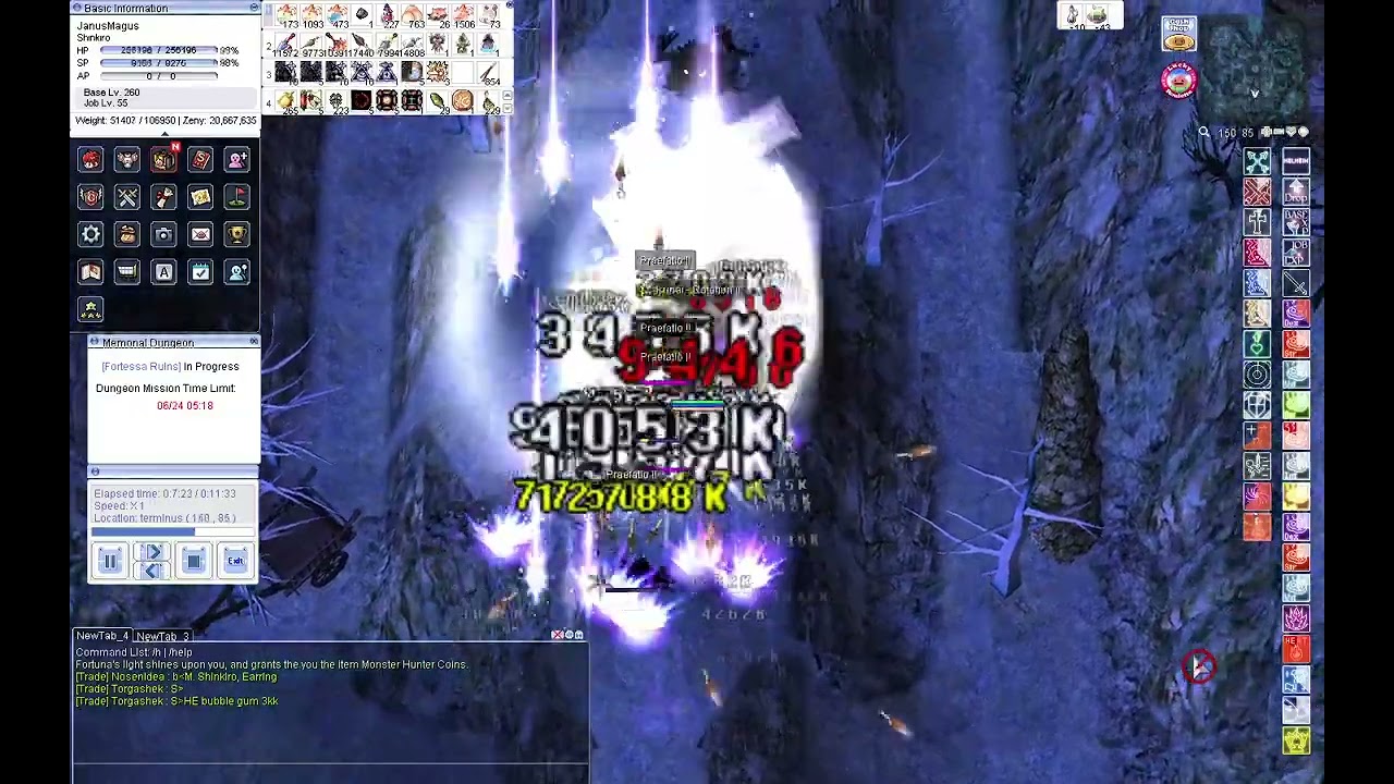 [SMRO - Helheim] Shinkiro Solo Fortessa Ruins under 11:30 mins (no-death)