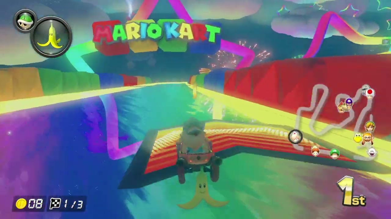 Mario Kart 8 Deluxe: Custom Track - GBA Rainbow Road [FatCatMusic's Version]
