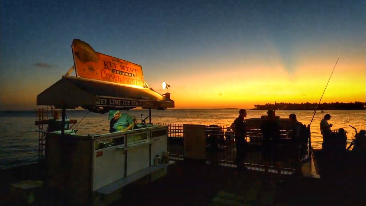 🔴 Key West Mallory Square Sunset Celebration LIVE 🌅🏝HD [1080p60fps]