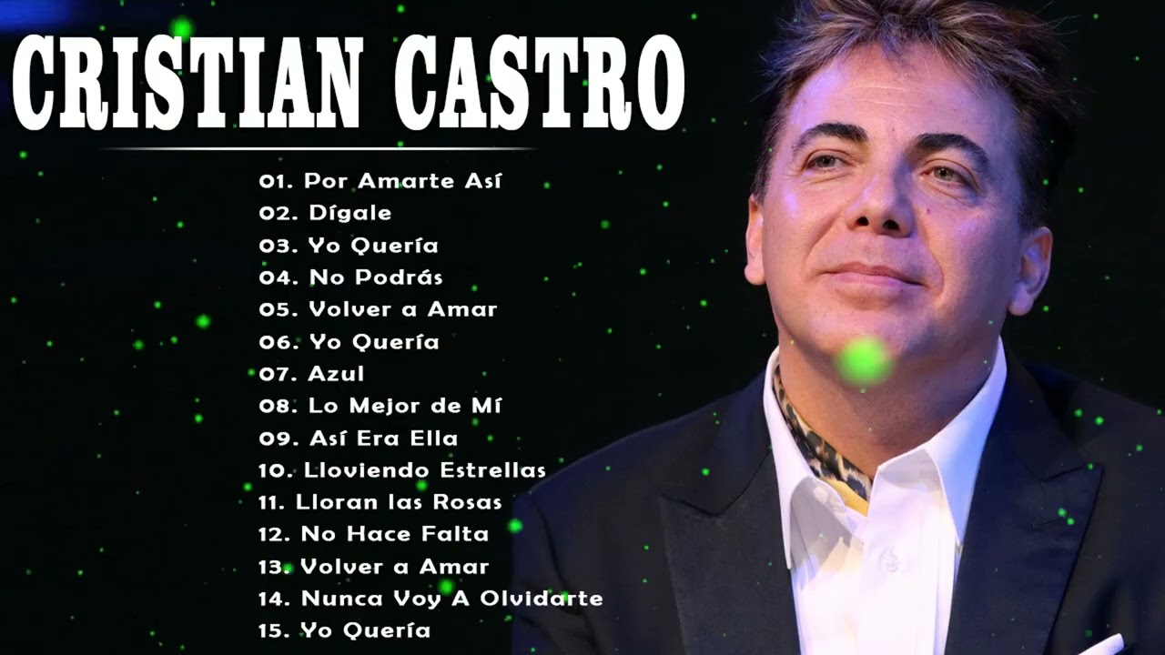 Cristian Castro Romantic Hits | Canciones de Amor en Español