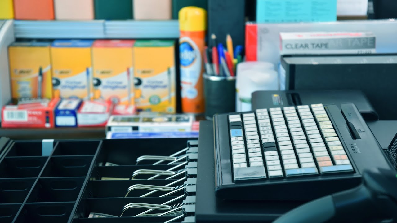 Office ASMR: Work With Me | Episode 55  (POS Cash Register-Money Counting)