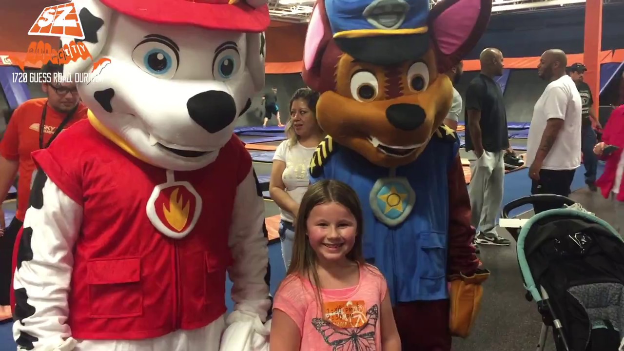 Paw Patrol at Sky Zone