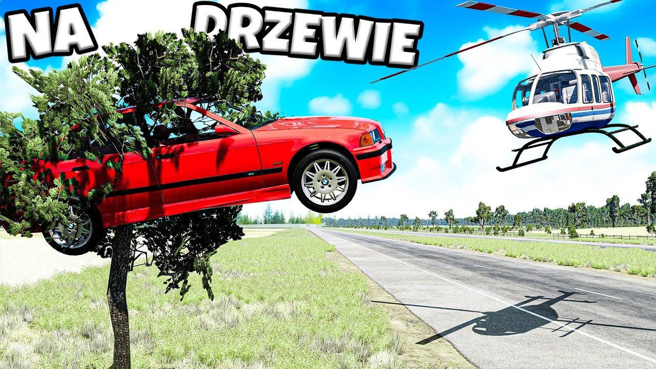 ❄️ WIELKI CHOWANY AUTAMI PRZED ŁOWCAMI!? #3 | BeamNG Drive |