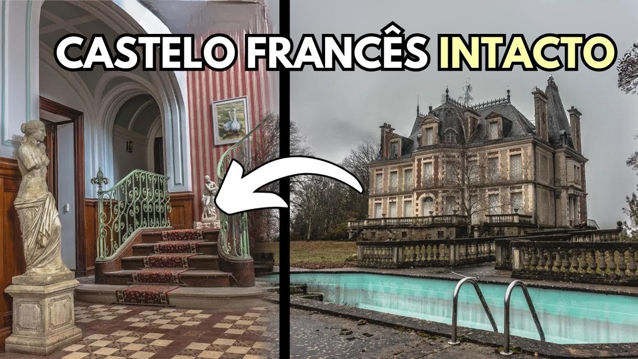 Castelo francês abandonado congelado no tempo | Um rico pedaço de história