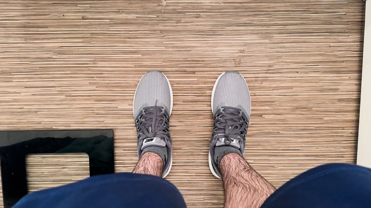 Wet Nike Run Swift in the Bath