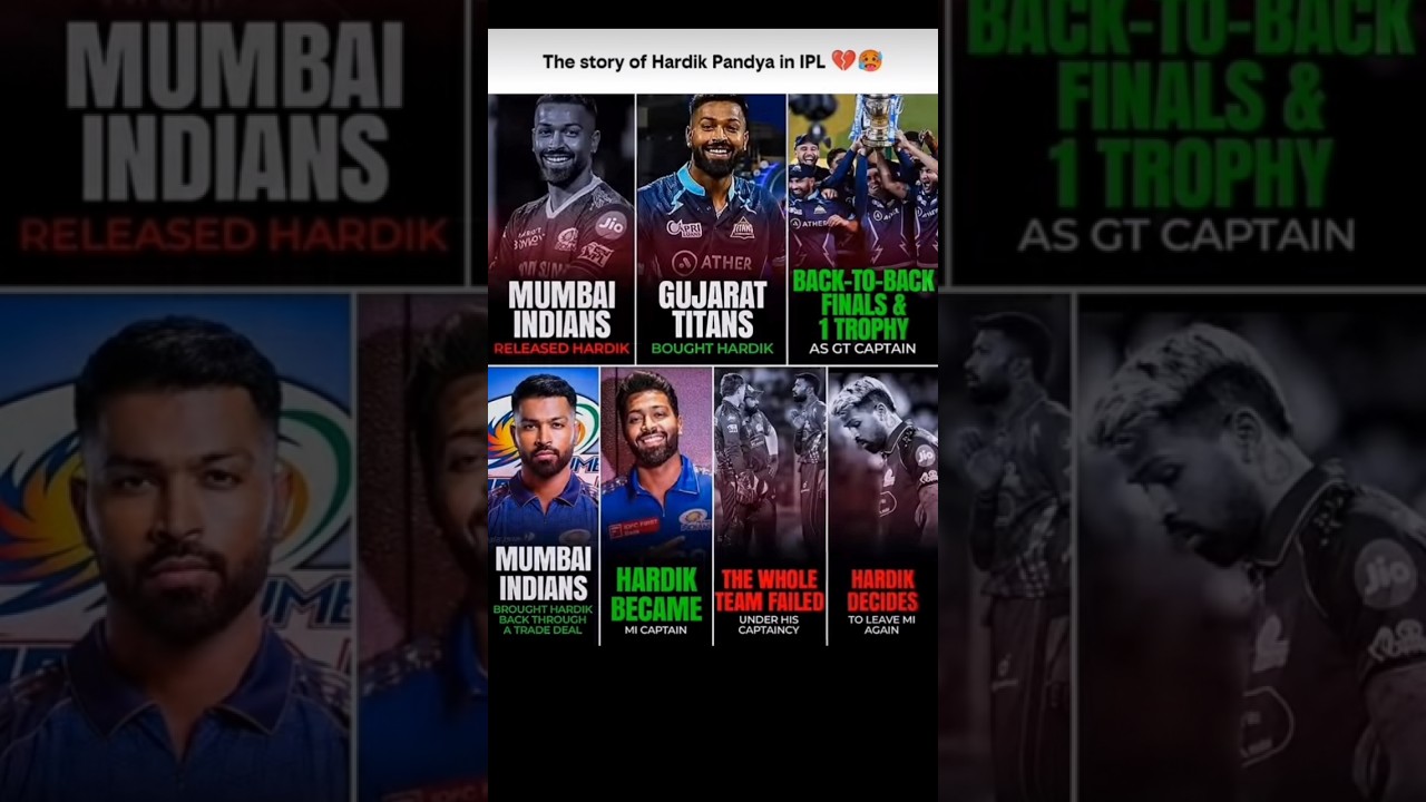 The story of Hardik Pandya in IPL 💔🥵 #shortfeed #viralvideo #cricket