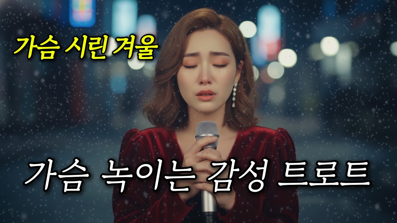 ❄️ 얼어붙은 그리움을 녹이는 감성 트로트 | 10곡 메들리