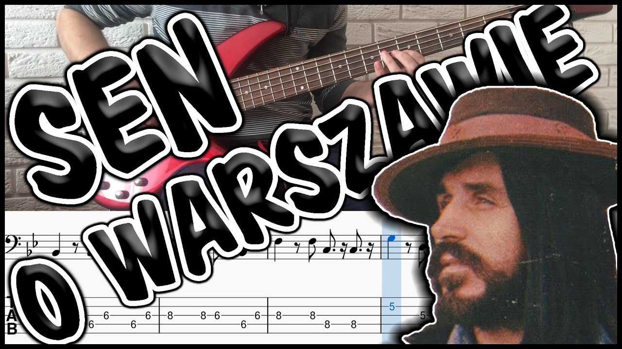 SEN O WARSZAWIE - Czesław Niemen (bass cover) nuty, tabulatura | Jak zagrać na basie #2