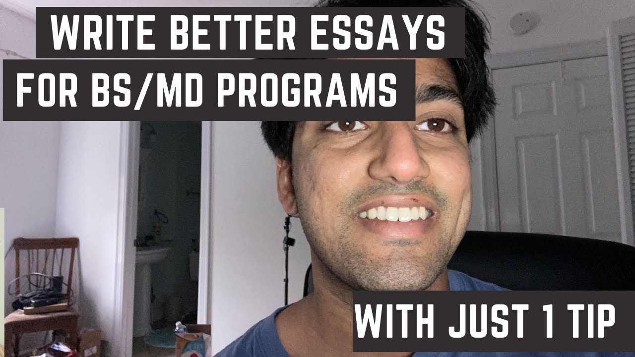 Write Better BS/MD Essays Than 99% of Applicants 👍