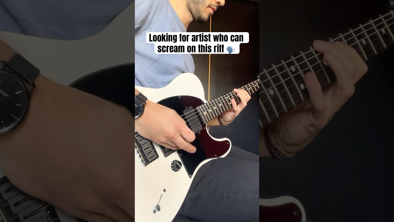 Who&rsquo;s gonna add vocals to this? #instrumental #metalriff #metalcore #vocalist #singersongwriter