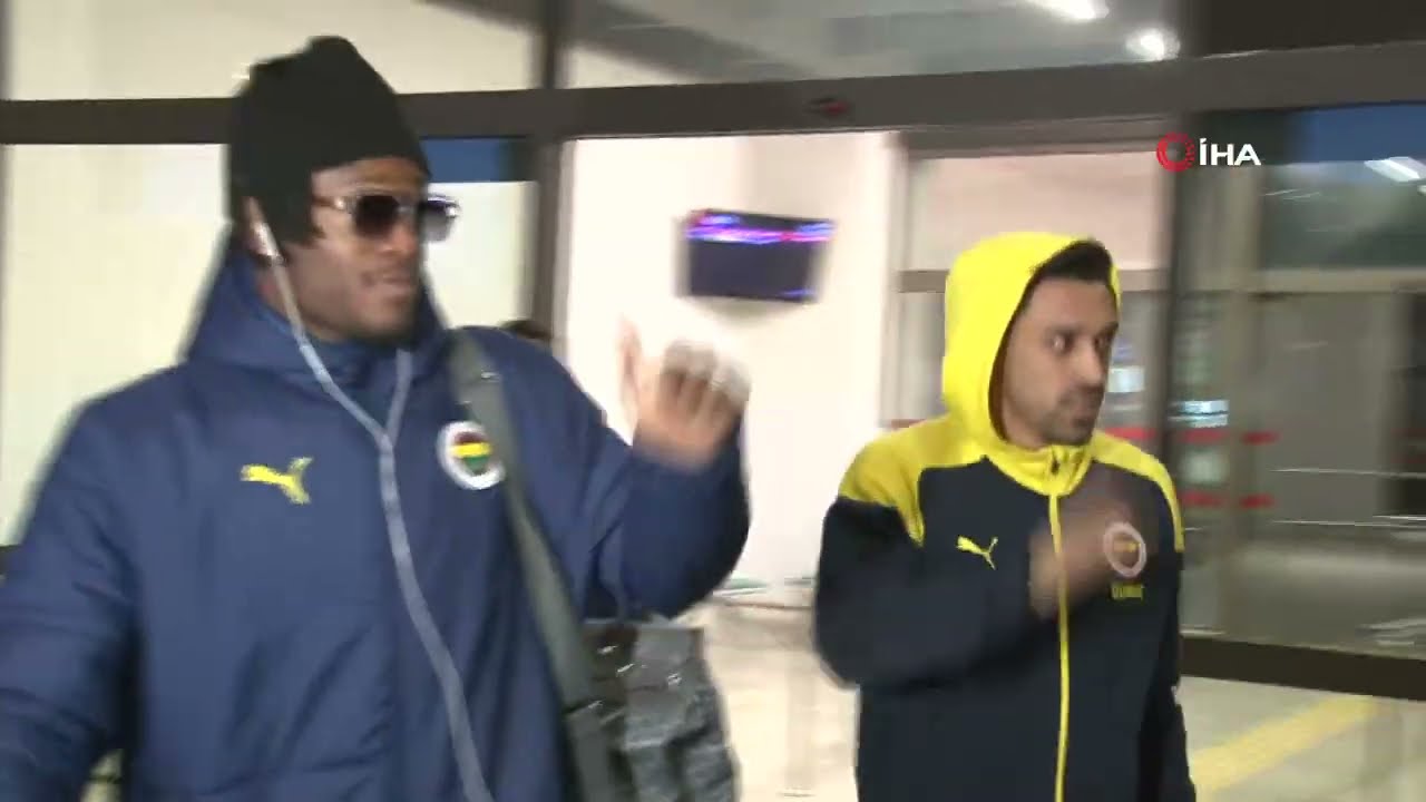 Fenerbahçe'ye Gaziantep'te coşkulu karşılama!