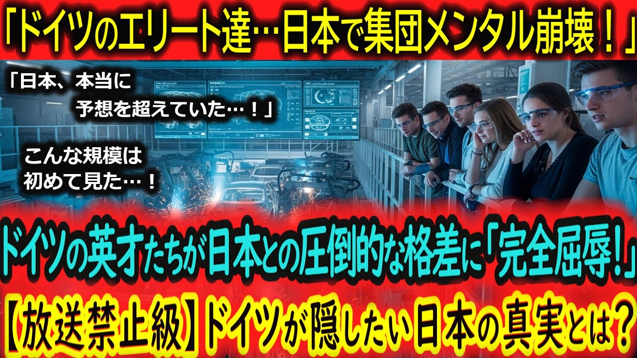 【海外の反応】「ドイツは本当に先進国なのか？」台風で日本に足止めされたドイツのエリート学生18名が、たった48時間で確信を失った理由とは？