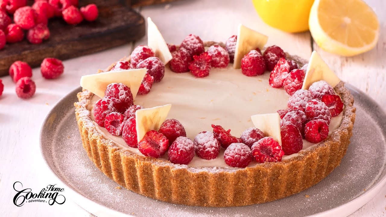 No-Bake White Chocolate Raspberry Pie - Easy Recipe for a Heavenly Delight