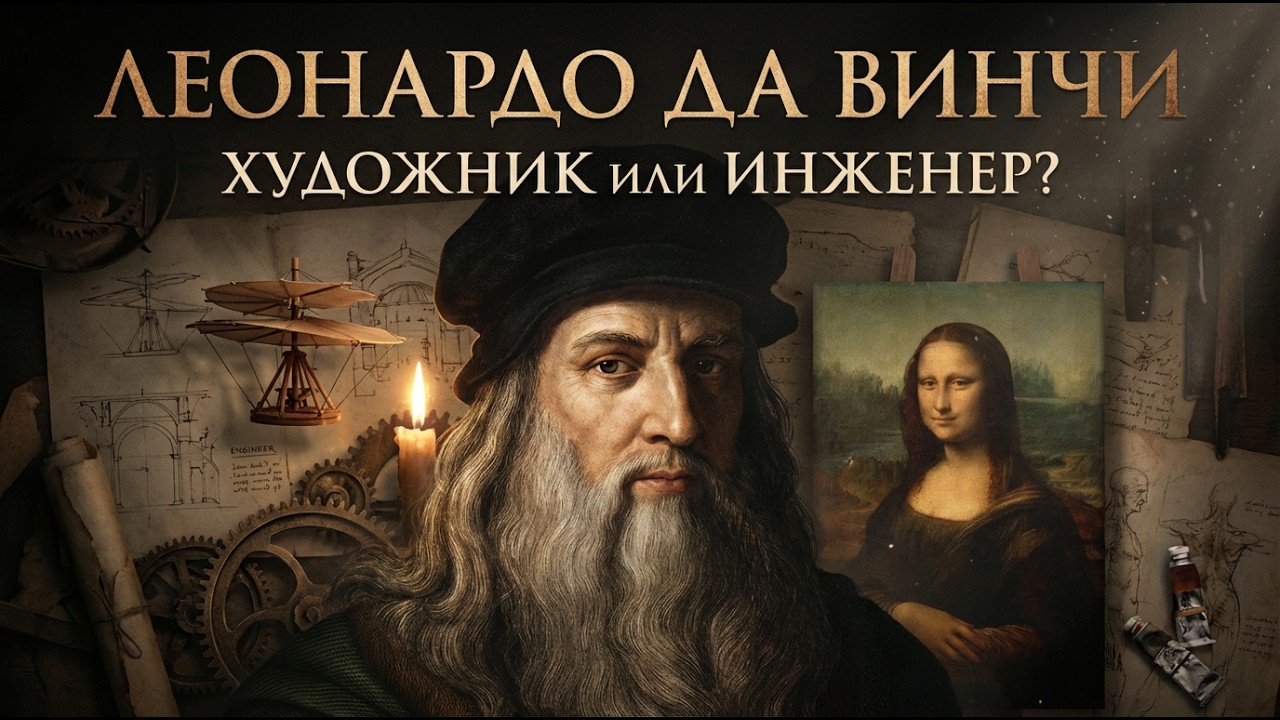 ЛЕОНАРДО ДА ВИНЧИ: ГЕНИЙ, КОТОРЫЙ ИЗОБРЁЛ БУДУЩЕЕ, НО УМЕР НЕПОНЯТЫМ | ТАНКИ, ВЕРТОЛЁТЫ, РОБОТЫ