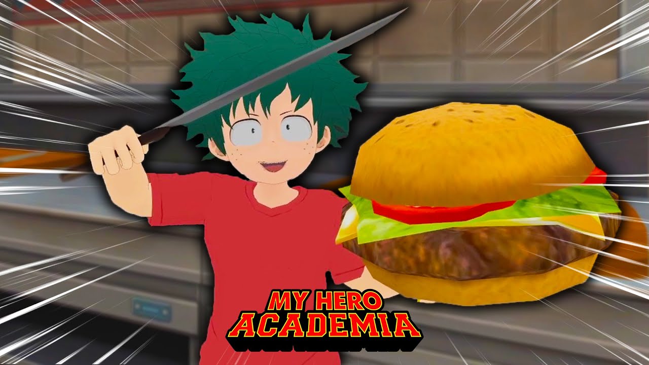 Baby Deku Makes A Hamburger | My Hero Academia VR