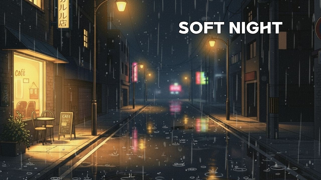 소프트 레이트 나잇 로파이 🌙 수면과 집중을 위한 음악 (10시간)