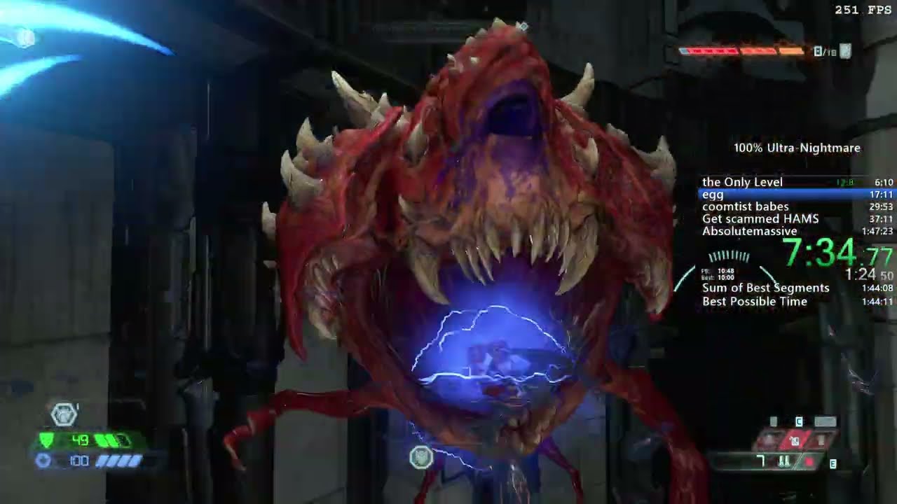 1:46:39 - Doom Eternal 100% Ultra-Nightmare Restricted