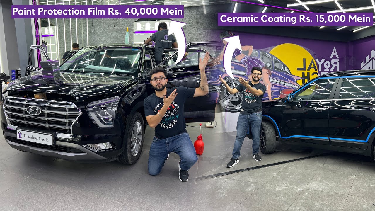 Hyundai Creta PPF For Rs 40000 | Ceramic Coating On Any Car Rs 15000 | Detailing Castle