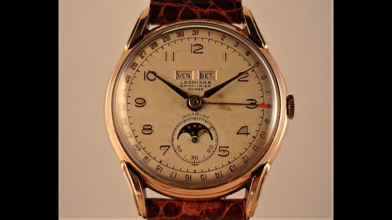 Leonidas Triple Calendar anni 50