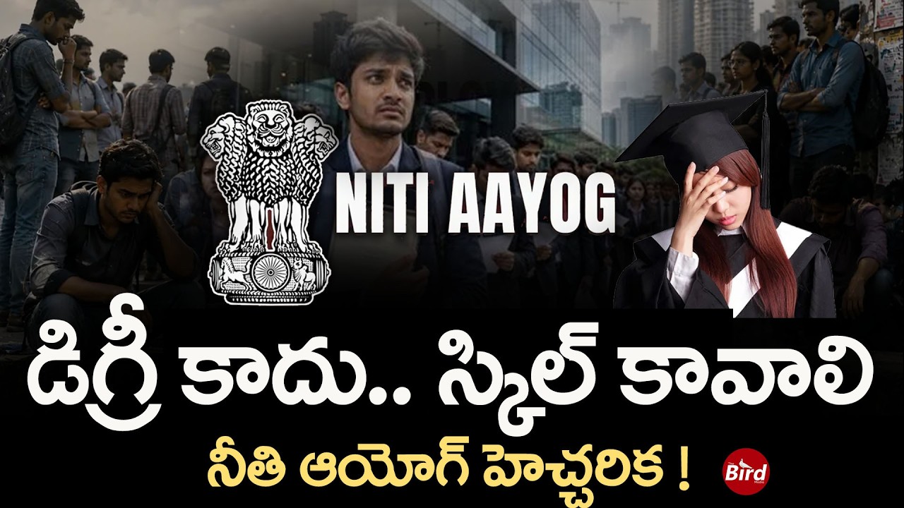 NITI Aayog : డిగ్రీ కాదు  స్కిల్ కావాలి  నీతిఆయోగ్ హెచ్చరిక ! Degree vs Skills | Bird Media