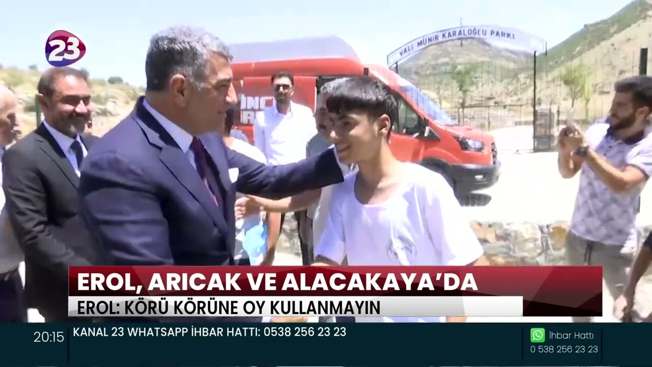 CHP ELAZIĞ MİLLETVEKİLİ GÜRSEL EROL, ARICAK VE ALACAKAYA İLÇELERİNİ ZİYARET ETTİ