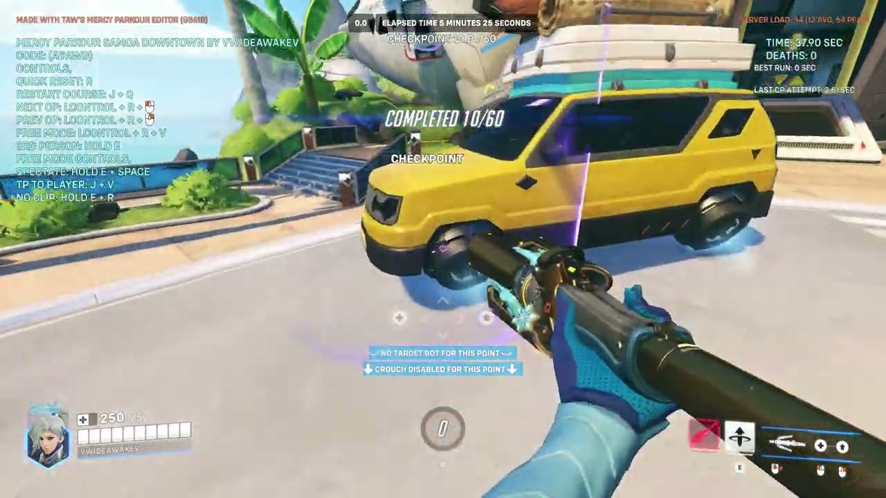 Mercy Parkour Samoa Downtown[A9AWG] by VWideAwakeV