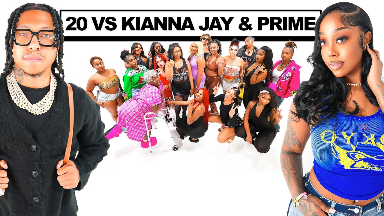 20 WOMEN VS 2 INFLUENCERS : PRIME & KIANNA JAY