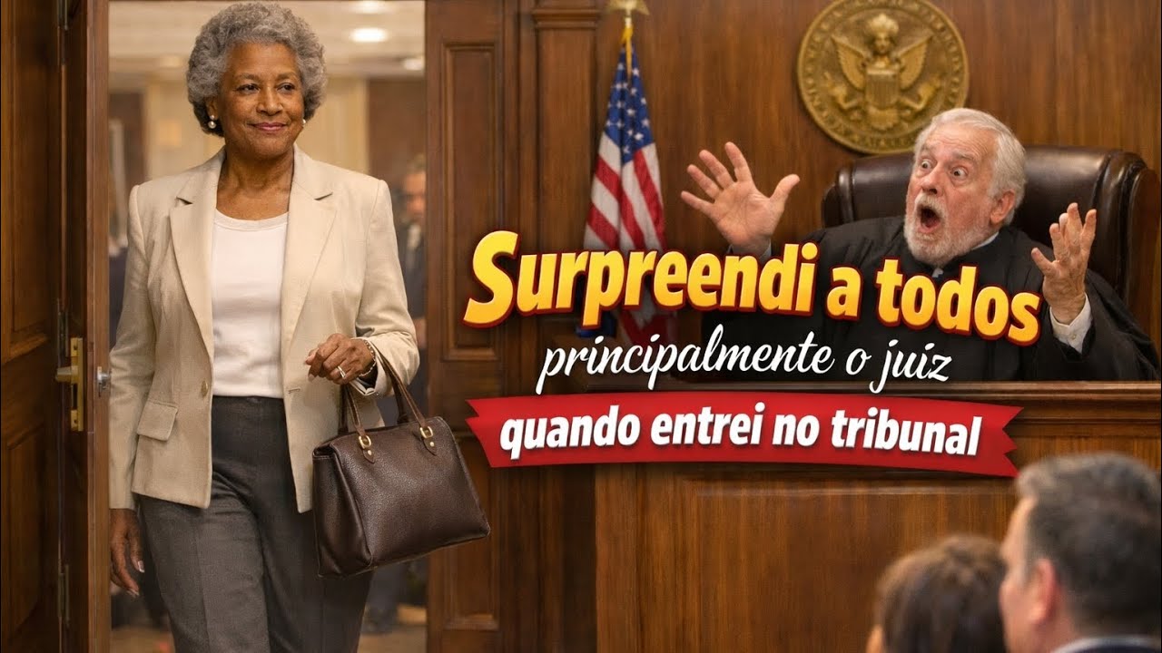 Quando ninguém esperava surpreendi a todos, surpreendi mais ainda o juiz quando entrei no tribunal