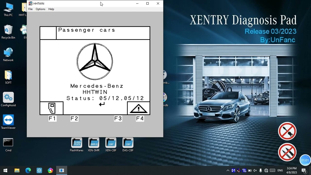 2023 Super MB Pro M6+ and HHT-WIN software test Benz W140- EOBDTool.co.uk