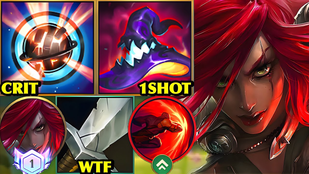Wild Rift China Top1 Katarina Mid - WINRATE 85.1% !? 19KILL NO FLASH BEST KATARINA Build Runes