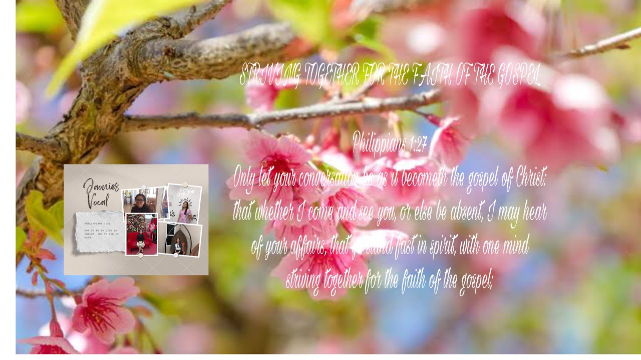 Striving Together for the Faith of the Gospel [ alto vocal guide ]
